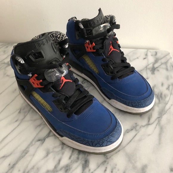 air jordan spizike blue